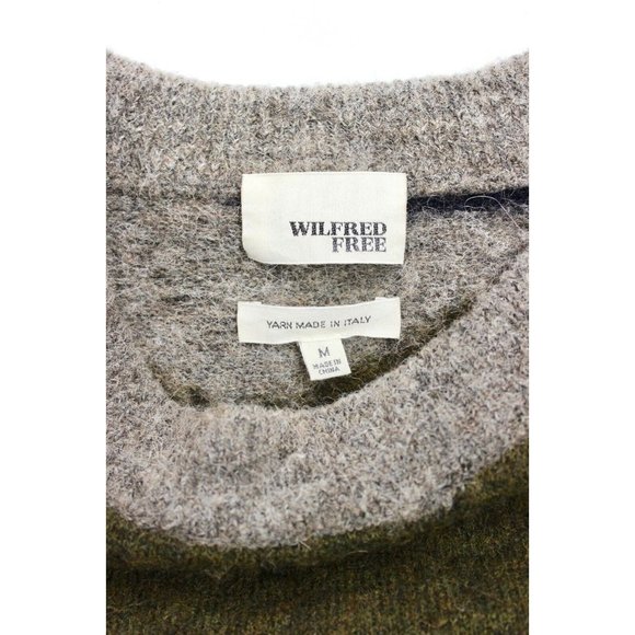 Aritzia WILFRED FREE Carangi Camo Print Alpaca Wool Knit Sweater Dress, Size M - Picture 9 of 13